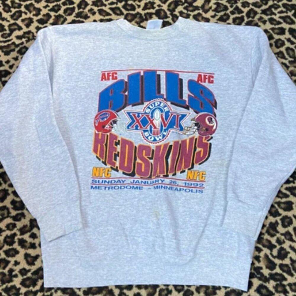 1990 Buffalo Bills Vs Washington Afc Sweatshirt